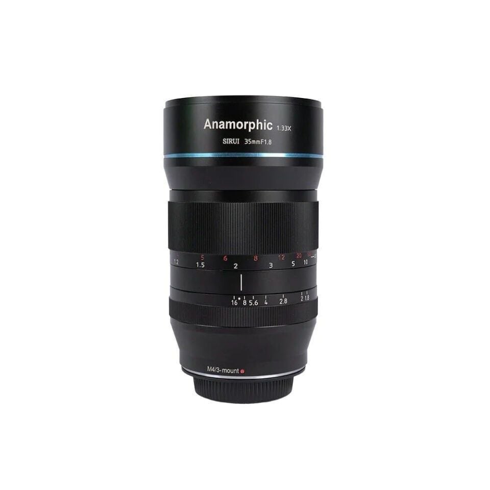 Sirui 35mm F1.8 1.33x APS‑C Anamorfik Lens (MFT Mount) – Profesyonel Sinema Lens