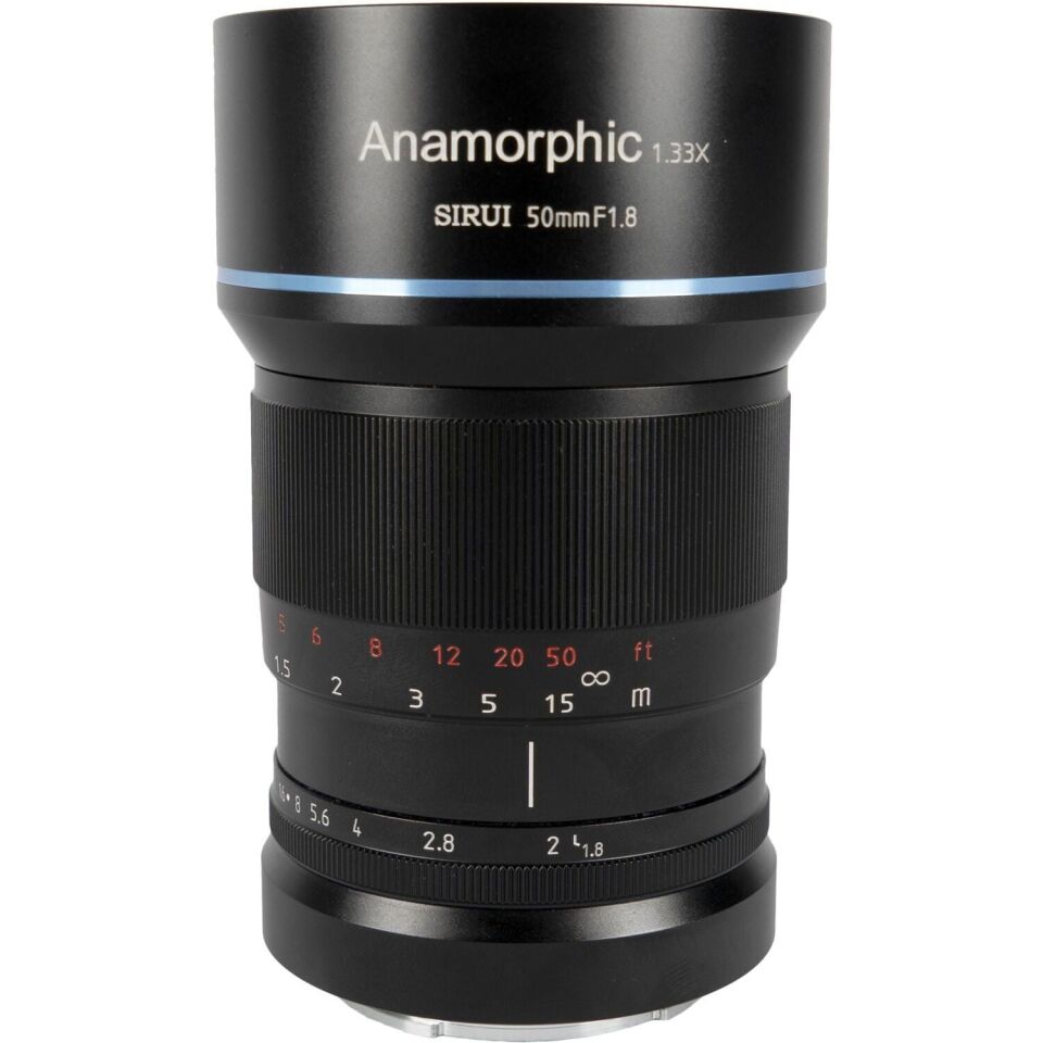 Sirui 50mm F1.8 1.33x APS-C Anamorfik Lens (E Mount)