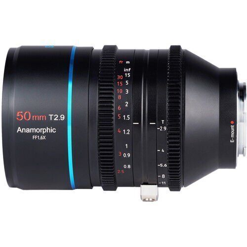 Sirui VENUS 50mm T2.9 1.6x Full-Frame Anamorfik Lens (E Mount)