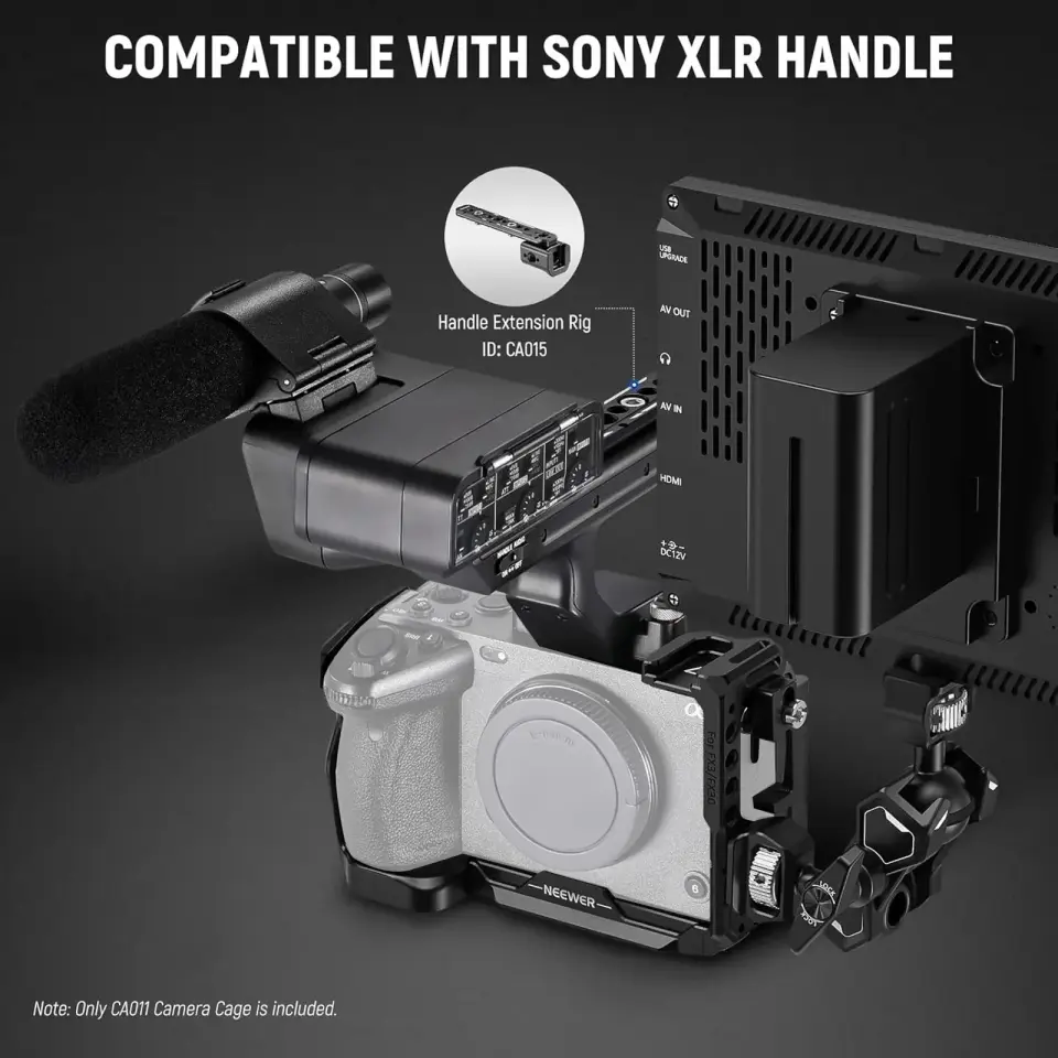Neewer CA011 Sony FX30 / FX3 Uyumlu Kafes / Kablo Tutucu