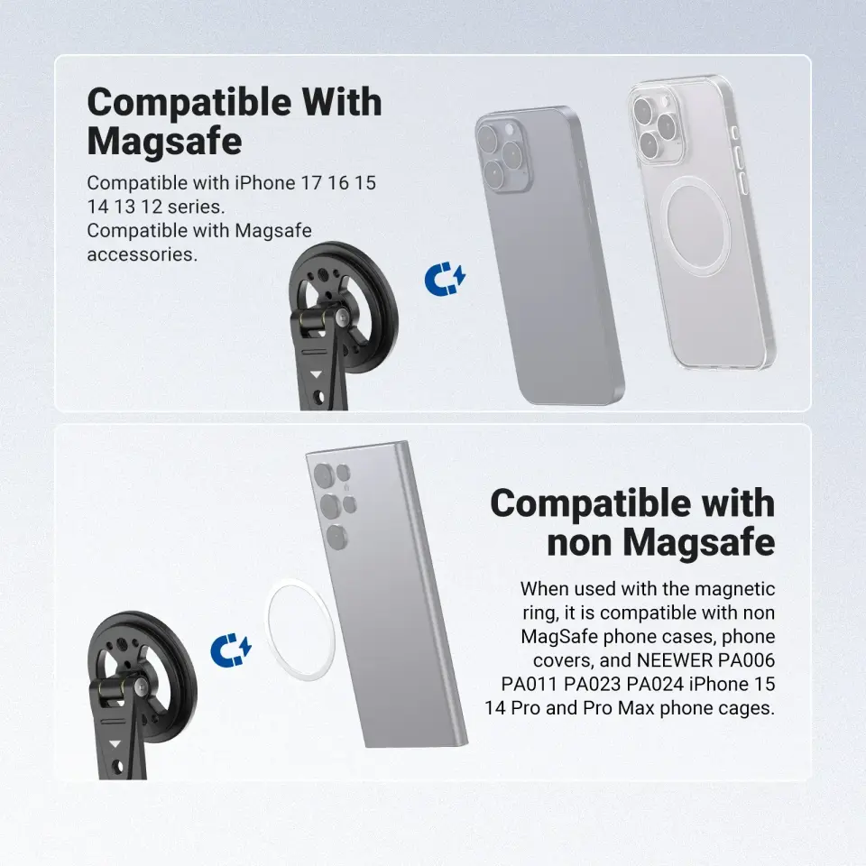 DS031 Profesyonel Manyetik Telefon Tripod Bağlantı Aparatı