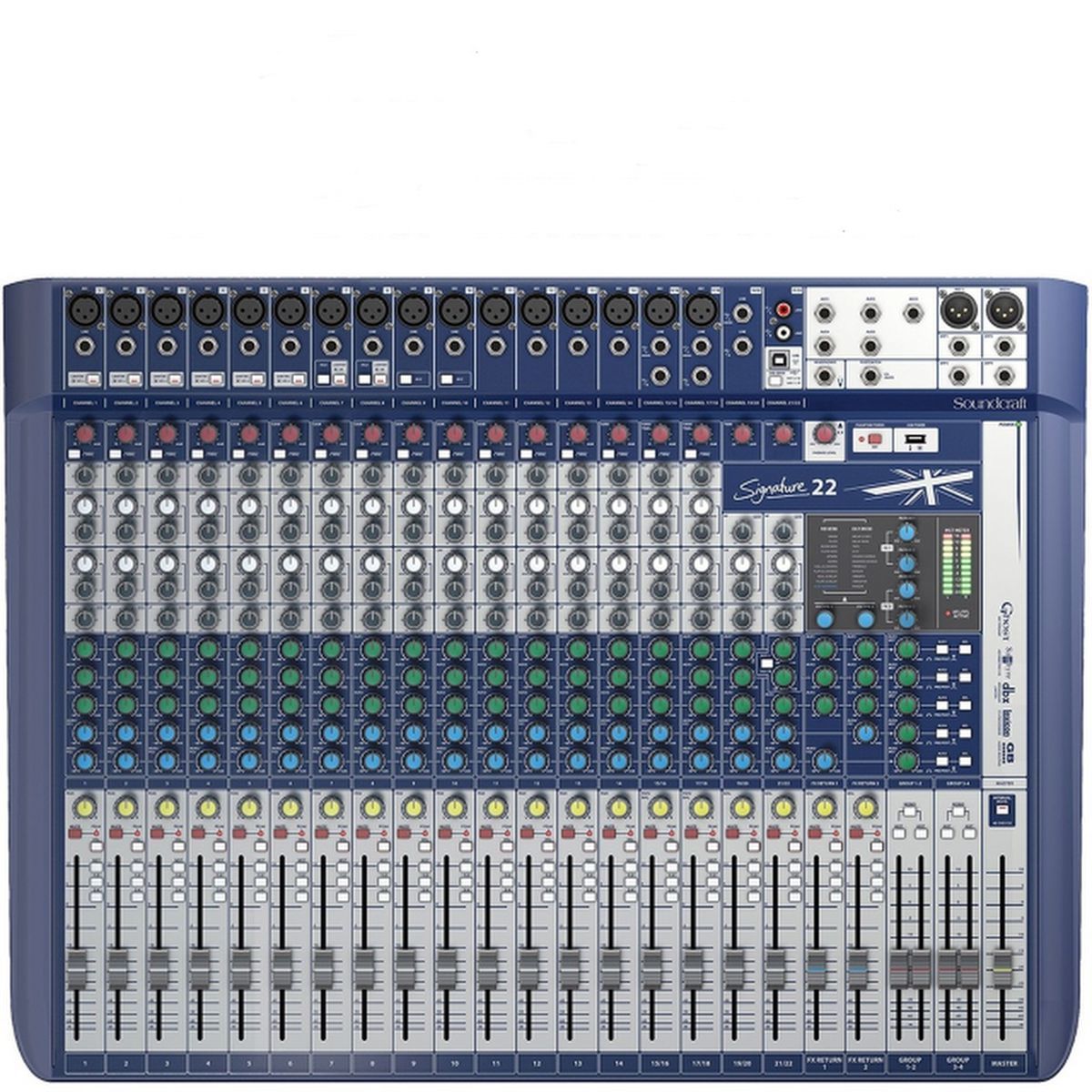 Soundcraft Signature 22 Çift Efektli 22 Kanal Analog Ses Mikseri