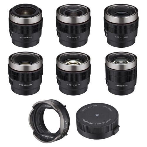 Samyang V-AF Full Cine AF Lens Kiti (6 Lens + 2 Adaptör)