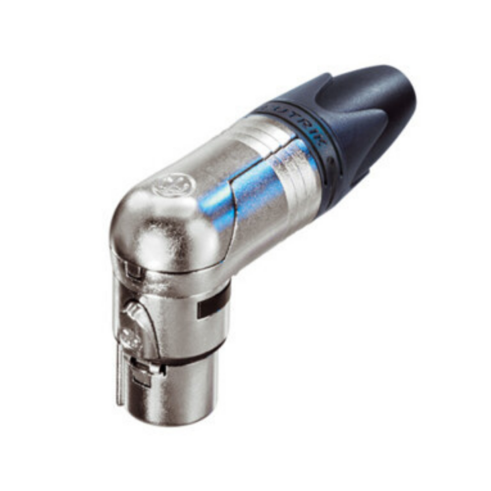 Neutrik NC3FRX 3 Pin L Tipi Dişi XLR Konnektör