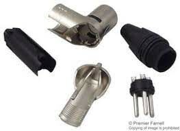 Neutrik NC3MRX 3 Pin L Tipi Erkek XLR Konnektör