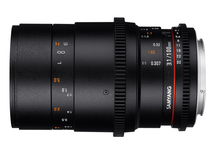 Samyang 100mm T3.1 VDSLR Makro Cine Lens (Sony E Mount)