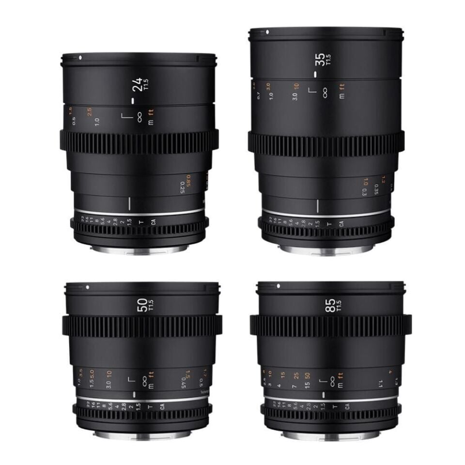 SAMYANG 24/35/50/85 VDSLR MK II 4'lü Sine Lens Seti (Sony E)