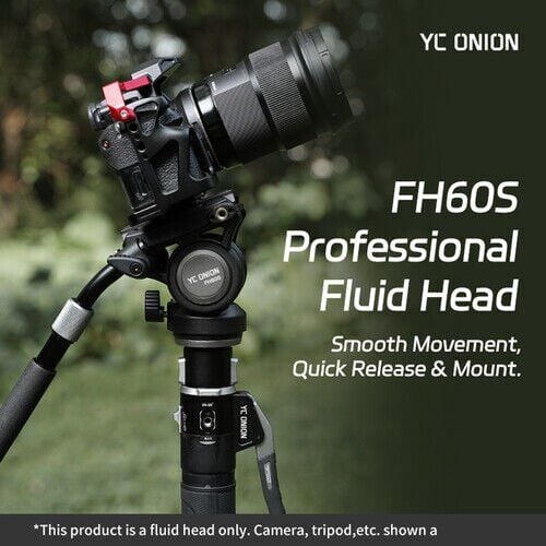 YC Onion Tako 52mm Bowl Head & FH60S Fluid Head Tripod Kit