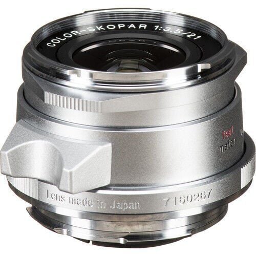 Voigtländer Color-Skopar 21mm F3.5 VL Type II VM Leica M Mount Lens (Gümüş)