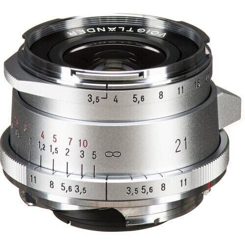 Voigtländer Color-Skopar 21mm F3.5 VL Type II VM Leica M Mount Lens (Gümüş)