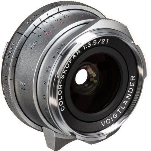 Voigtländer Color-Skopar 21mm F3.5 VL Type II VM Leica M Mount Lens (Gümüş)
