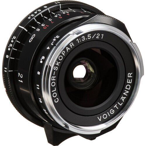 Voigtländer Color-Skopar 21mm F3.5 VL Type II VM Leica M Mount Lens (Siyah)