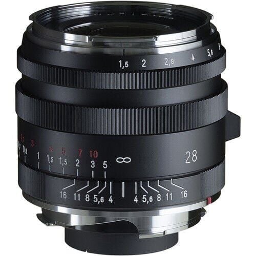 Voigtländer NOKTON 28mm F1.5 Vintage Line I (Mat Siyah) Leica M Mount Lens
