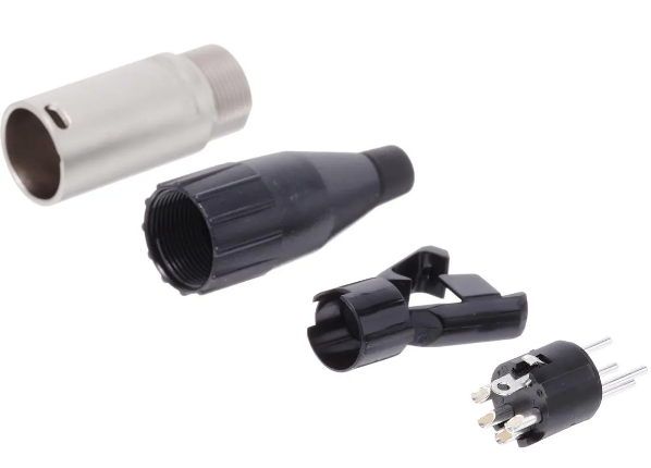 Amphenol AC4M 4 Pin Kablo Tipi Erkek XLR Konnektör