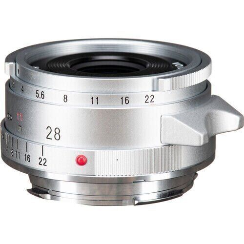 Voigtländer Color-Skopar 28mm F2.8 Aspherical Type II Leica M Mount Lens (Gümüş)