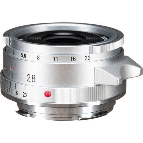 Voigtländer Color-Skopar 28mm F2.8 Aspherical Type II Leica M Mount Lens (Gümüş)