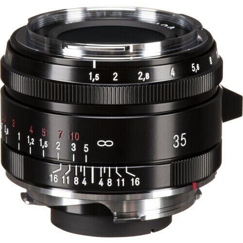 Voigtlander Nokton Vintage 35mm F1.5 Aspherical Type II VM Leica M Mount Lens (Siyah)