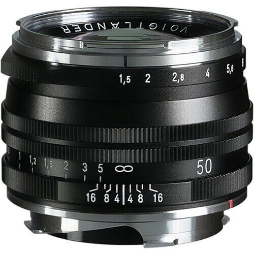 Voigtländer Nokton 50mm F1.5 Aspherical II MC VL VM Leica M Mount Lens (Siyah)