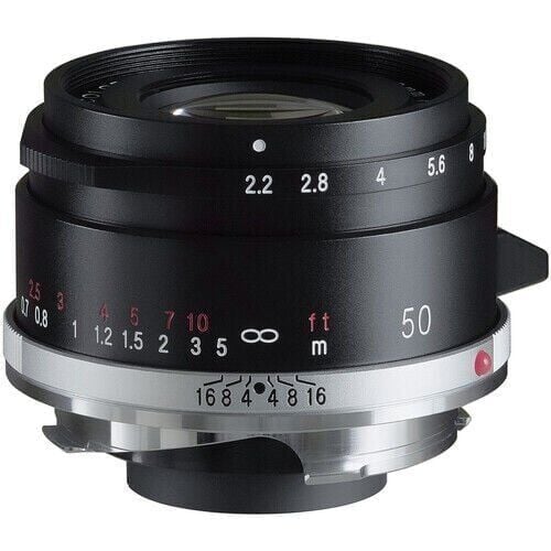 Voigtländer Color-Skopar 50mm F2.2 VM Leica M Mount (Siyah)