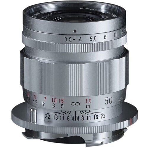 Voigtländer APO-LANTHAR  50mm F3.5 VM II (Gümüş) lens Leica M Mount