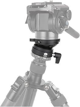 SIRUI LE-60 Leveling Base – 15° Ayarlı Profesyonel Tripod Seviye Adaptörü (6 Yıl Türkiye Distribütör Garantili)