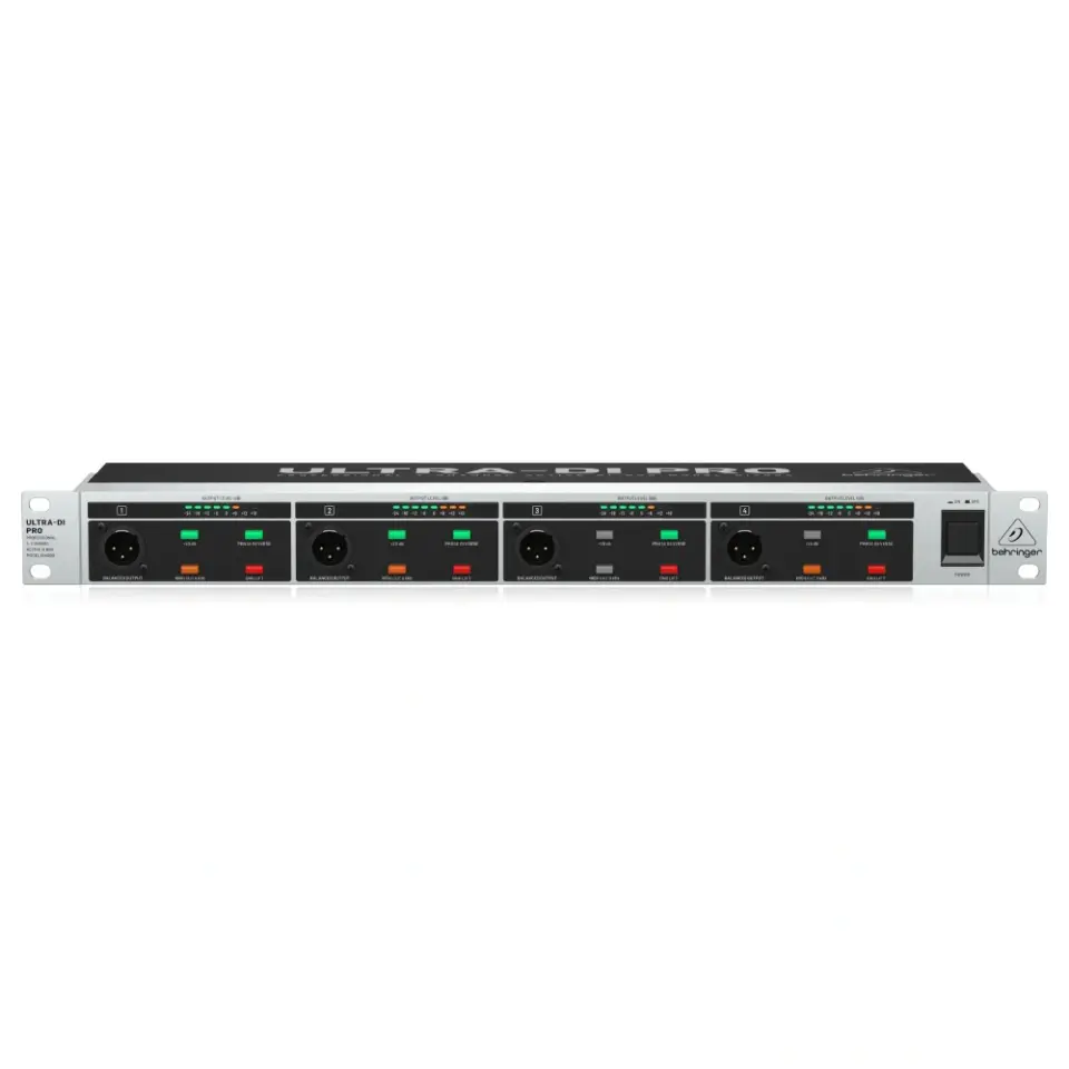 Behringer Ultra-DI Pro DI4000 V2 4 Kanal Aktif DI Box