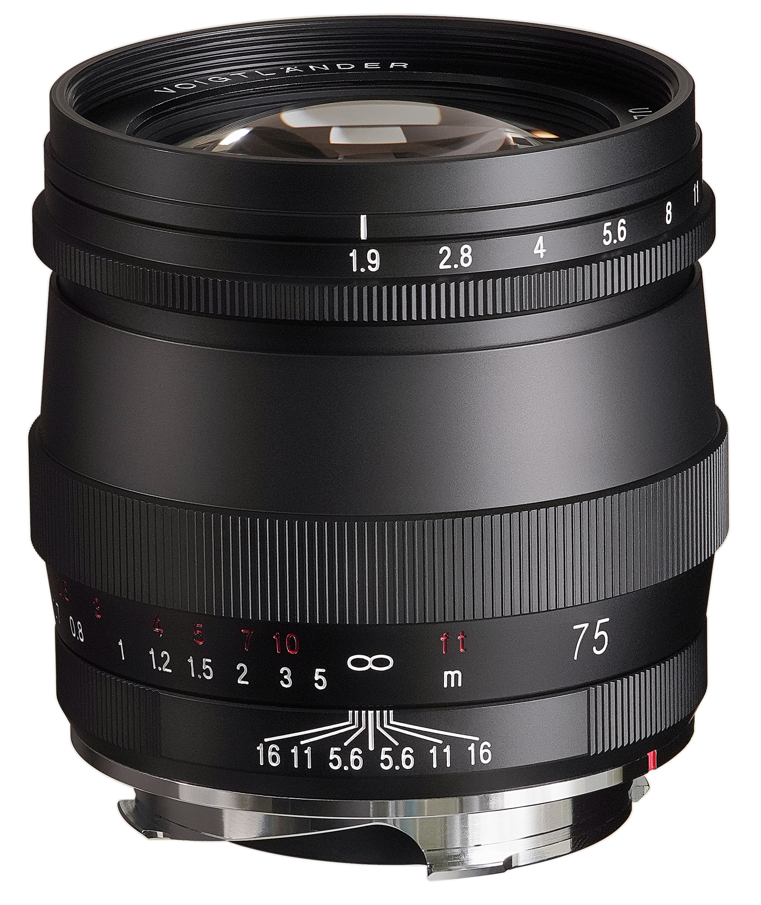 Voigtländer Ultron 75mm F1.9 VM MC Leica M Mount Lens (Multicoated - Mat Siyah)