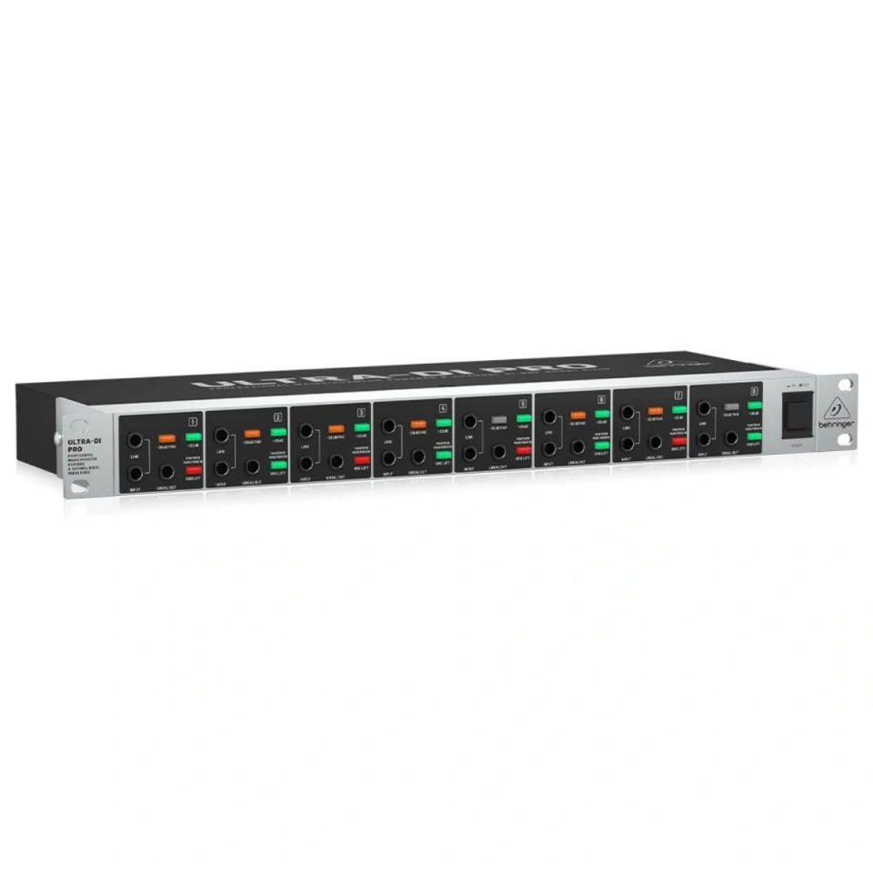 Behringer Ultra-DI Pro DI800 V2 8 Kanal Aktif DI Box