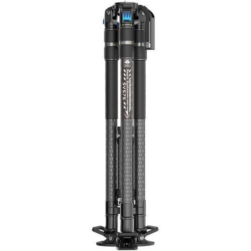 Sirui SVS75 Rapid-System Karbon Fiber Video Tripod Kiti (SVH15 Kafa ile)