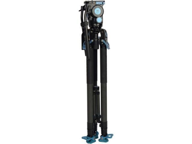 Sirui SVT75 PRO Rapid Karbon Fiber Video Tripod Kiti (SVH15 Kafa ile)
