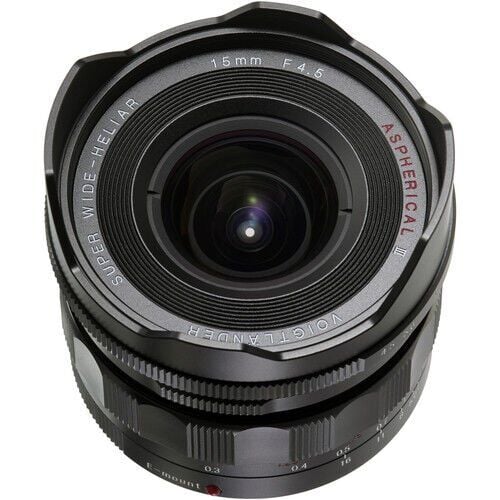 Voigtländer Super Wide-Heliar 15mm F4.5 Aspherical III Sony E Mount Lens