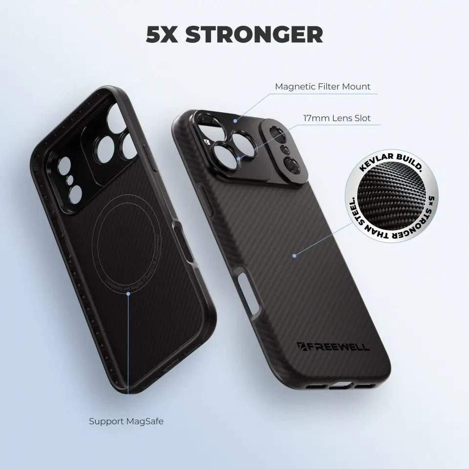 Freewell Pro Filmmaker iPhone Case iPhone 17 PRO MAX - 17mm Mount