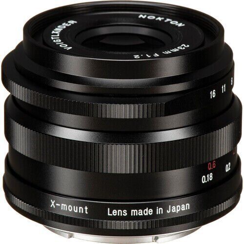 Voigtländer Nokton 23mm F1.2 Aspherical Fuji X Mount Lens