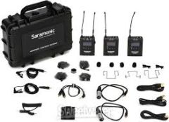 Saramonic UwMic9S Kit 2 (RX)+(TX+TX) Kablosuz Yaka Mikrofonu