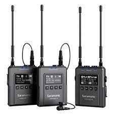 Saramonic UwMic9S Kit 2 (RX)+(TX+TX) Kablosuz Yaka Mikrofonu