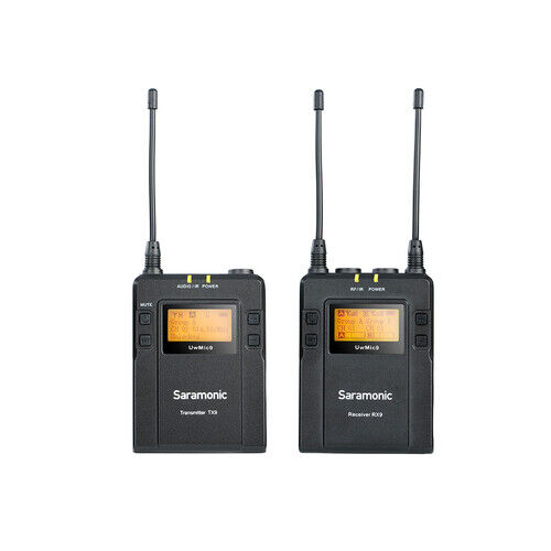 Saramonic UwMic9 TX9+RX9 Kablosuz Yaka Mikrofonu