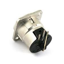 Neutrik NC3FD-H 3 Pin Şase Tipi Dişi XLR Konnektör