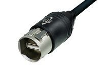 Neutrik NKUSB-1 USB Tip A'dan USB Tip B'ye 1 Metre Hazır Kablo