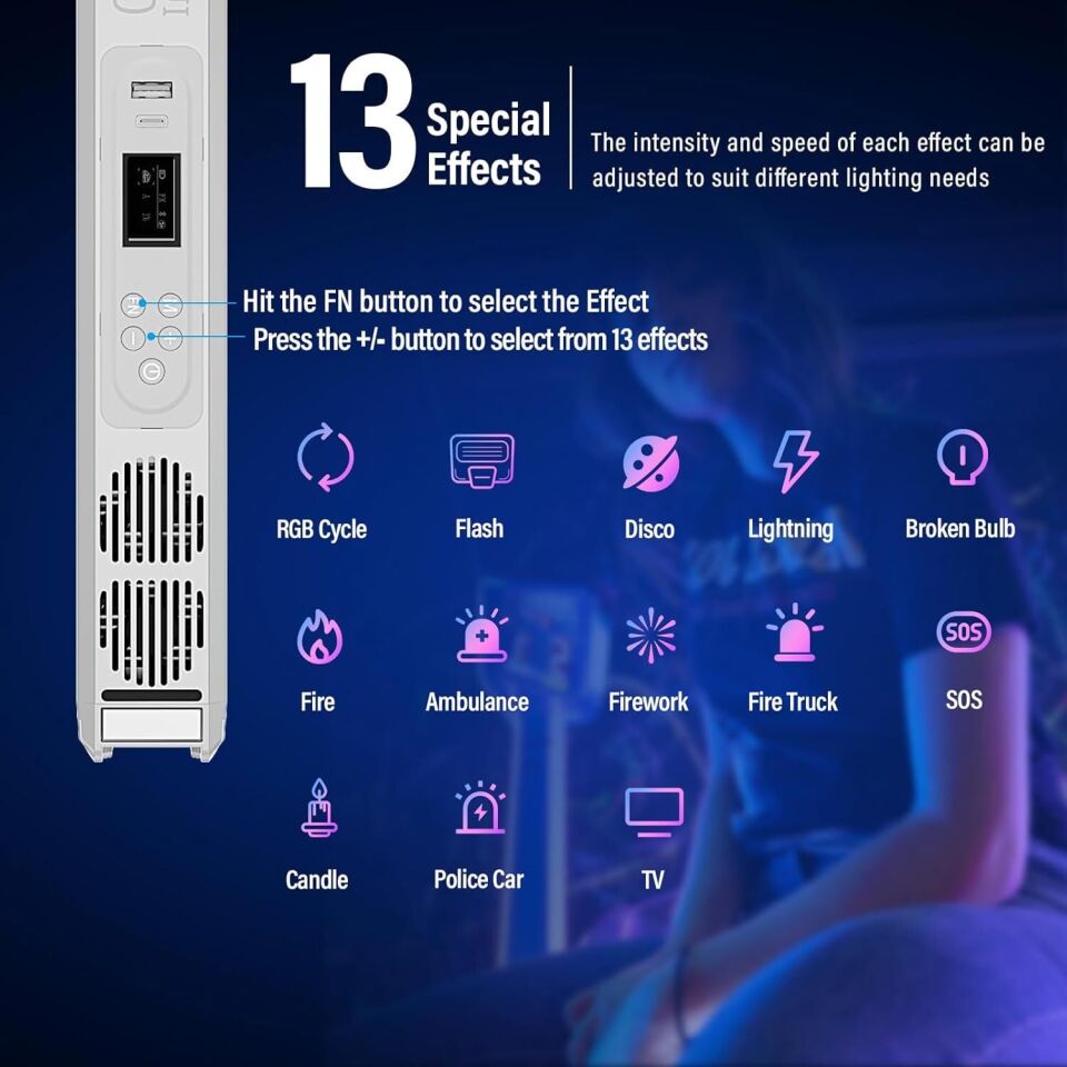 SIRUI T30-W 30W Tüp LED Işık (Beyaz)