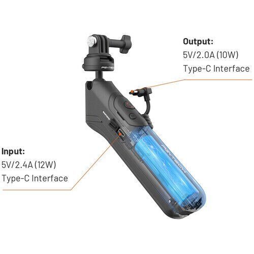 PGYTECH CapLock MantisPod Power (Insta360 Edition) | Tripod & El Grip & Güç Kaynağı