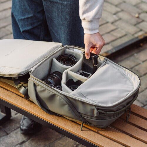 PGYTECH OneGo Lite Backpack 16L (Matte Black) | Kompakt Kamera & Laptop Sırt Çantası