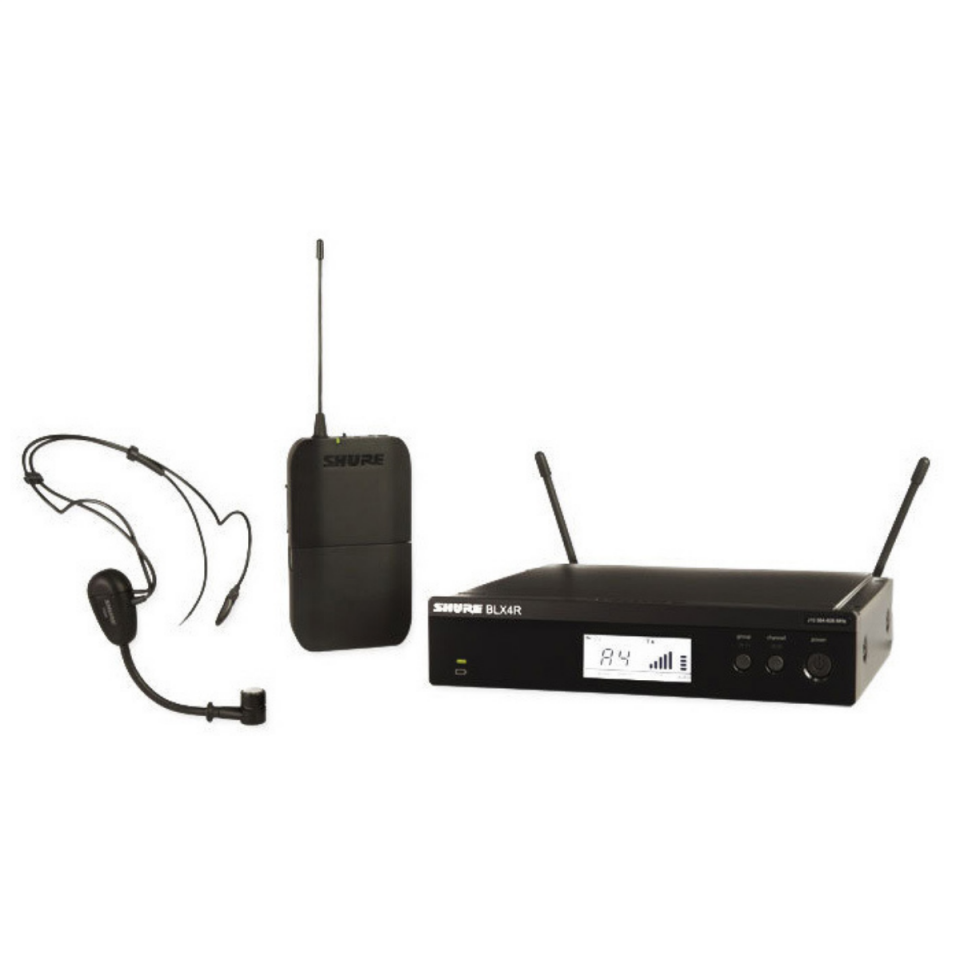 Shure BLX14RE/P31 Rack Tipi Kablosuz Headset Mikrofon