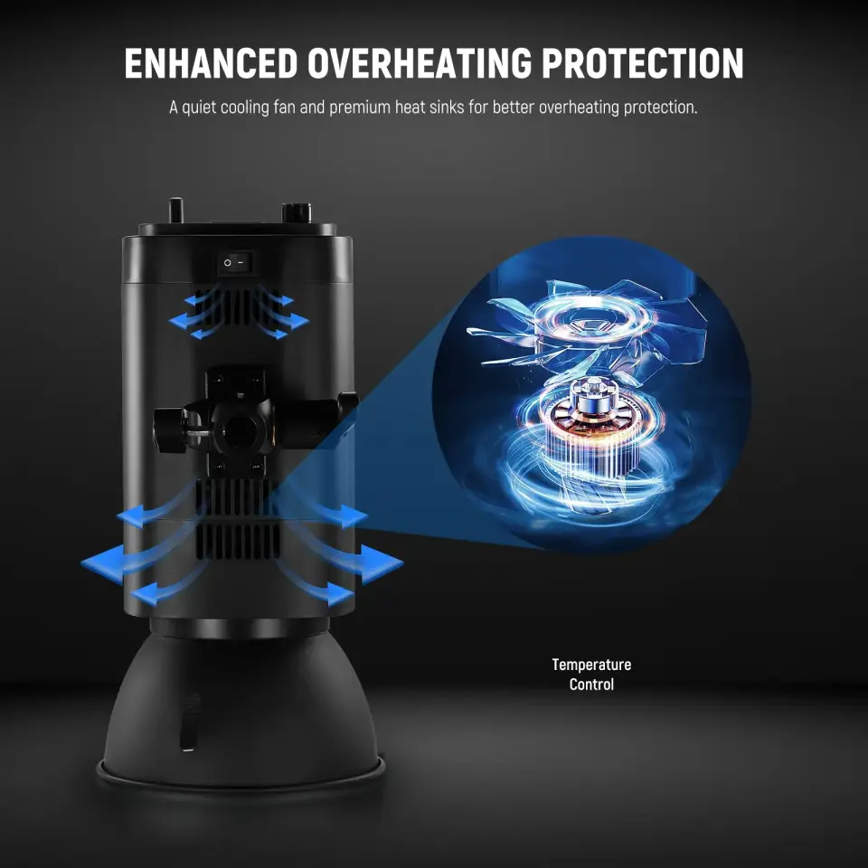 Neewer S101-400W 2'li Stüdyo Flaş Seti