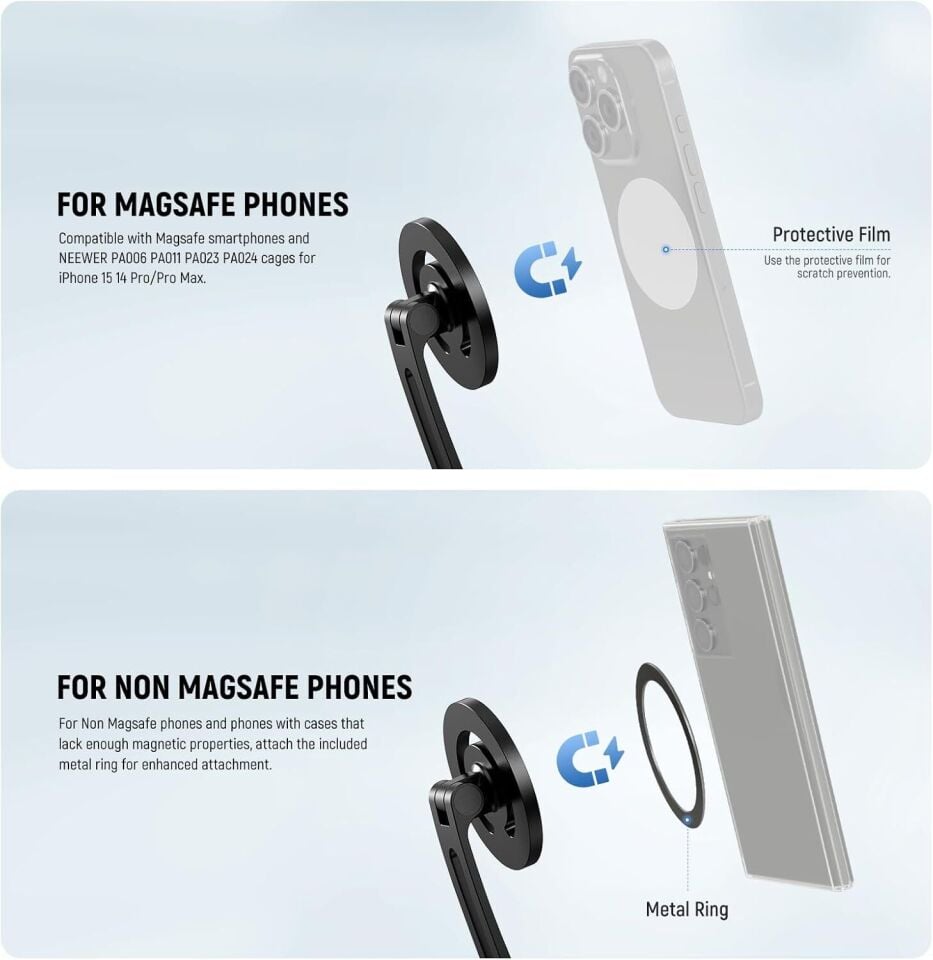 NEEWER GP-16 Manyetik Telefon ve Aksiyon Kamerası Boyun Askısı (Neck Mount Holder)