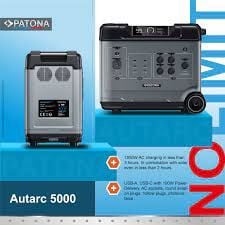 Patona Platinum Autarc 5000 / 5120Wh Taşınabilir Güç İstasyonu