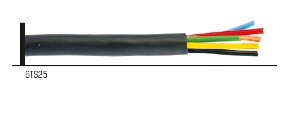 Lookab 6TS25 6x2,5 mm Hoparlör Kablosu