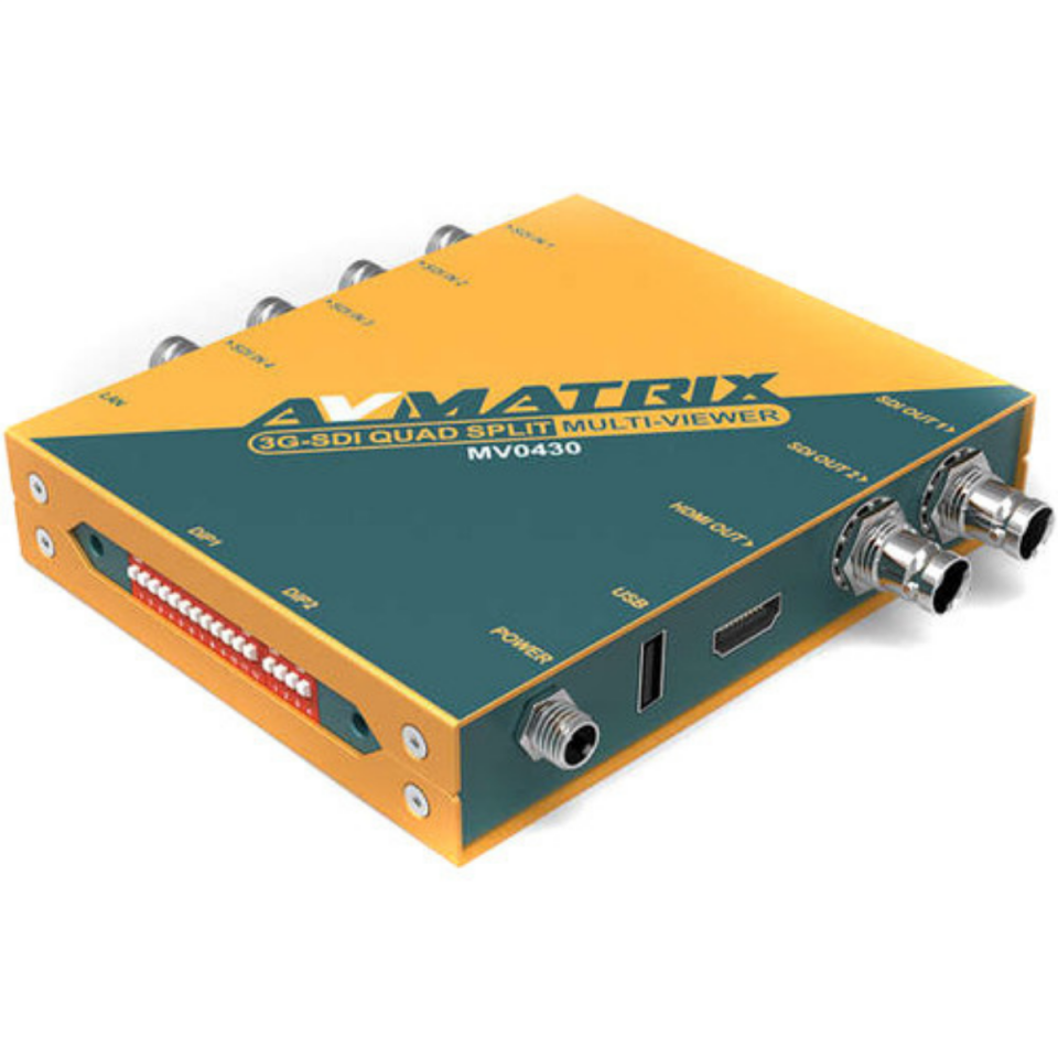 AVMatrix MV0430 4 Channel SDI Multiviewer