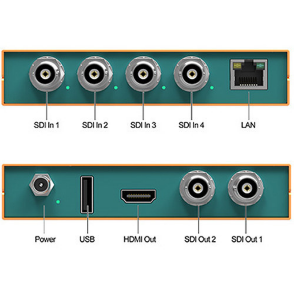 AVMatrix MV0430 4 Channel SDI Multiviewer