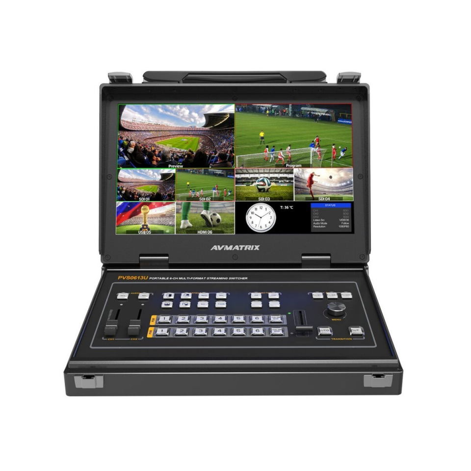 AVMatrix PVS0613U Taşınabilir 6 Kanal SDI/HDMI Switcher