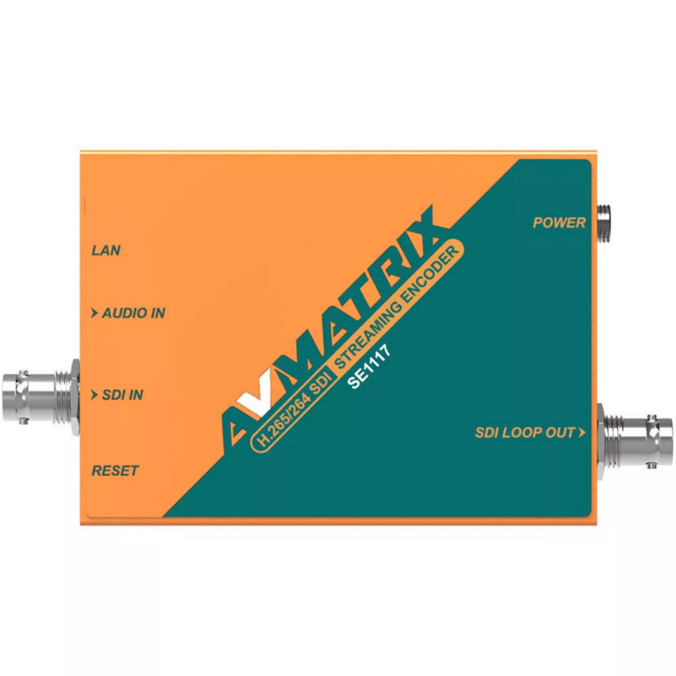 AVMatrix SE1117 SDI H.264 / H.265 Streaming Encoder